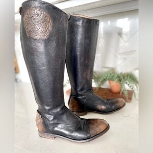 Alberto Fasciani Leather Riding Boots Sz 38.5 (US 8)